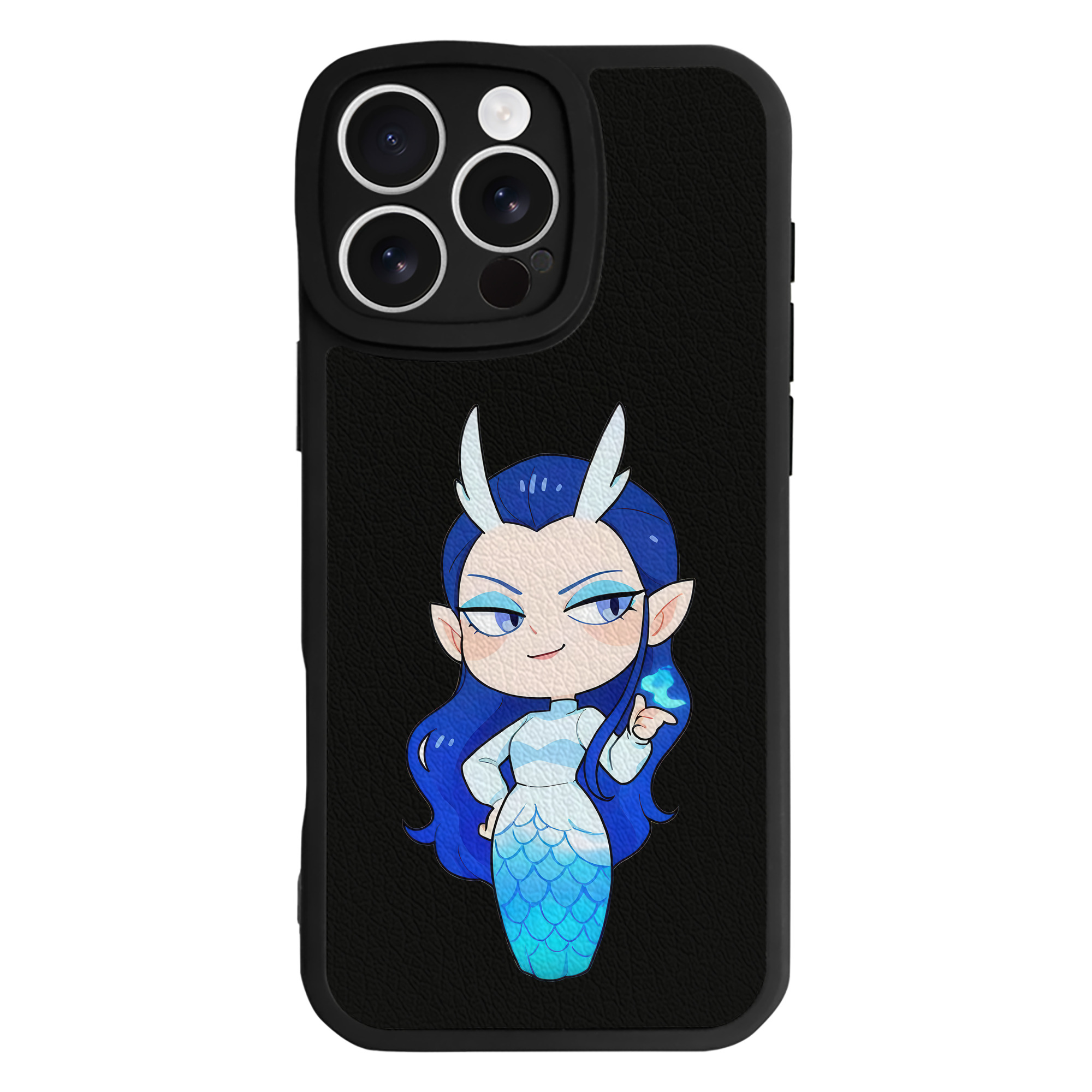 （画像用） Ne Zha 2 ナタ 魔童の大暴れ 【iPhone 16シリーズ対応】シリコンスマホケース（レザー調） 材質：シリコン